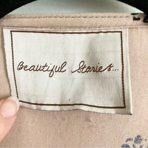 Anthropologie Beautiful Stories Beaded Astor Women’s Kimono, Open Cardi Boho - Picture 7 of 9